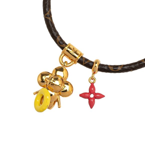 LOUIS VUITTON Brown Charm Bracelet - Picture 4 of 7